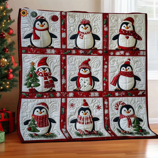 Christmas Of Penguin WY0612008CL Quilt