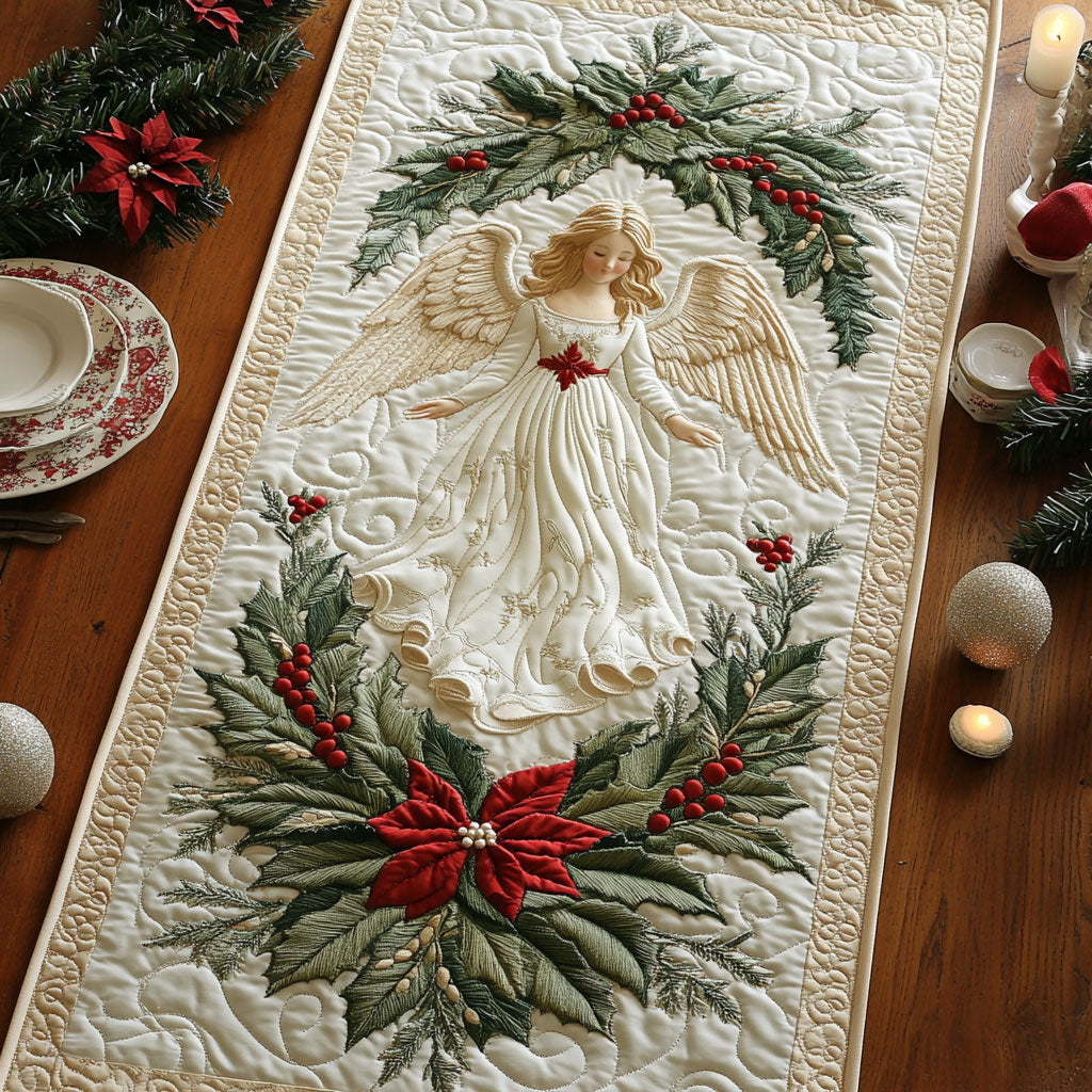 Angel Grace CW1106001CL Quilted Table Runner