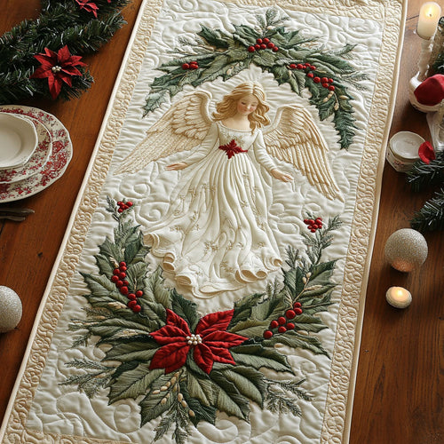 Angel Grace CW1106001CL Quilted Table Runner