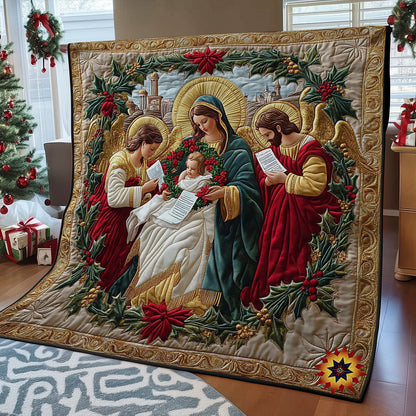 Christmas Holy Family WY0612032CL Quilt