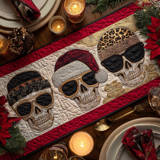 HOHOHO Skull XR0910052CL Quilted Table Runner