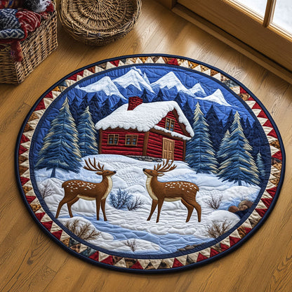 Alpine Companion WJ2907043CL Quilted Round Mat