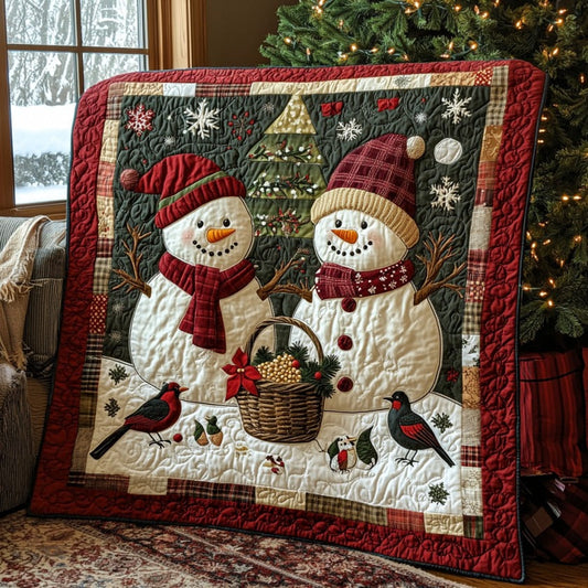 Cozy Snowmen XR0410025CL Quilt