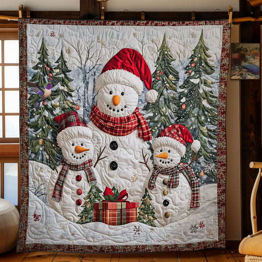 Snowman Family Noel WN0512046CL Quilt