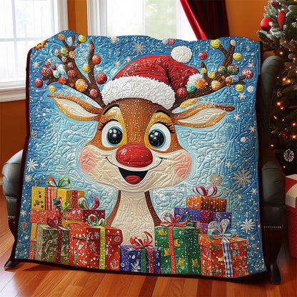 Funny Reindeer WY2511006CL Quilt