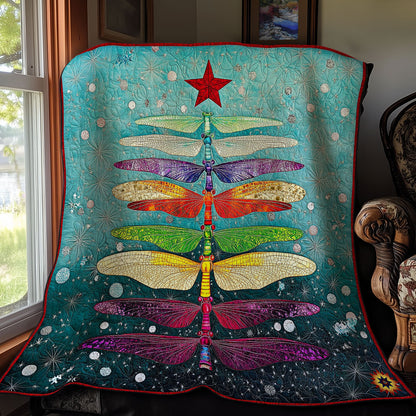 Dragonfly Christmas Tree WY2311025CL Quilt