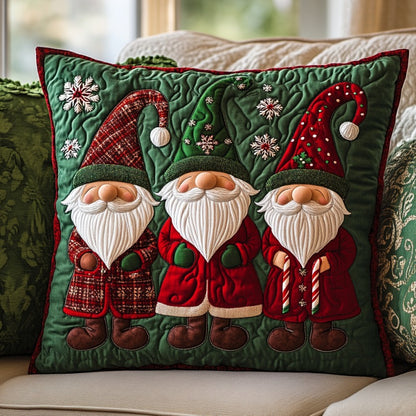 Jolly Gnomes XR0910036CL Quilt Pillow Case