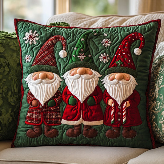 Jolly Gnomes XR0910036CL Quilt Pillow Case