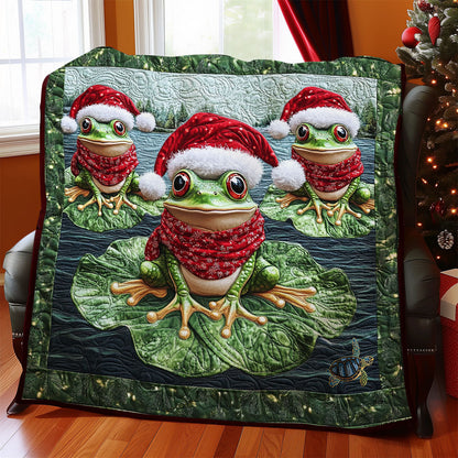 Christmas Frog WY2311018CL Quilt