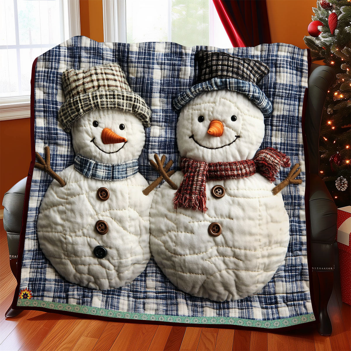 Christmas Snowman WJ2211019CL Quilt