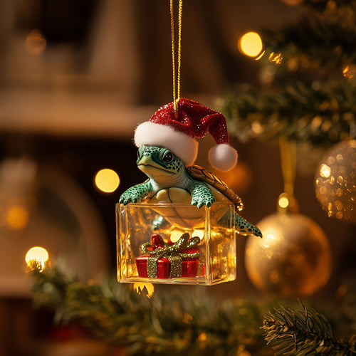 Turtle Giftbox LT1110038CL Christmas Ornament