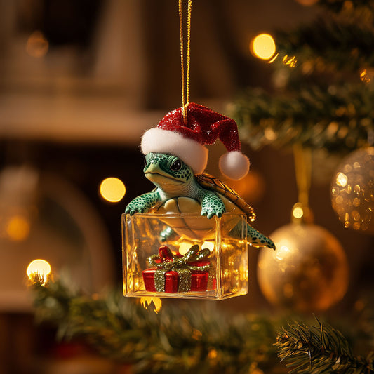 Turtle Giftbox LT1110038CL Christmas Ornament