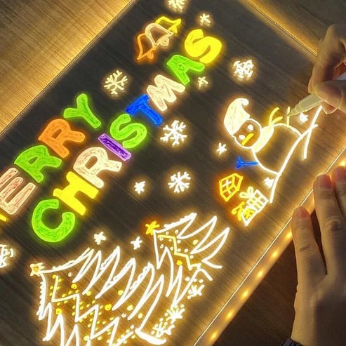 LED Fridysee Note Board with Colors🎨