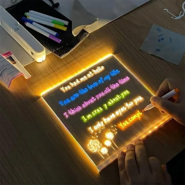 LED Fridysee Note Board with Colors🎨