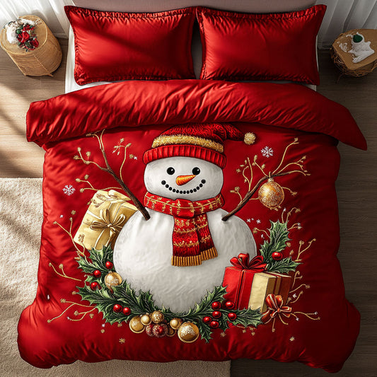 Sweet Snowman WN0309101CL Duvet Cover Set