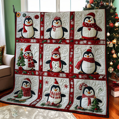 Christmas Of Penguin WY0612008CL Quilt