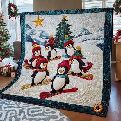 Snowboard Penguin WY0412012CL Quilt