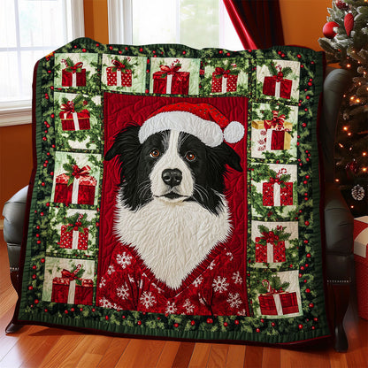 Christmas Border Collie WY2311011CL Quilt