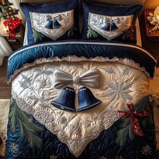 Twinkling Christmas Bells WN0309106CL Duvet Cover Set