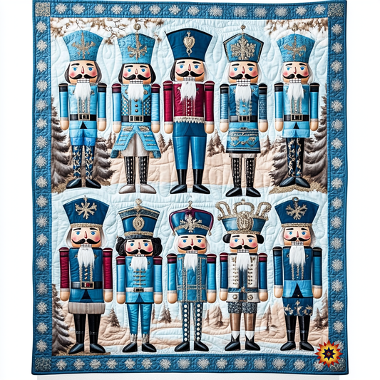 Blue Nutcracker WY2011028CL Quilt