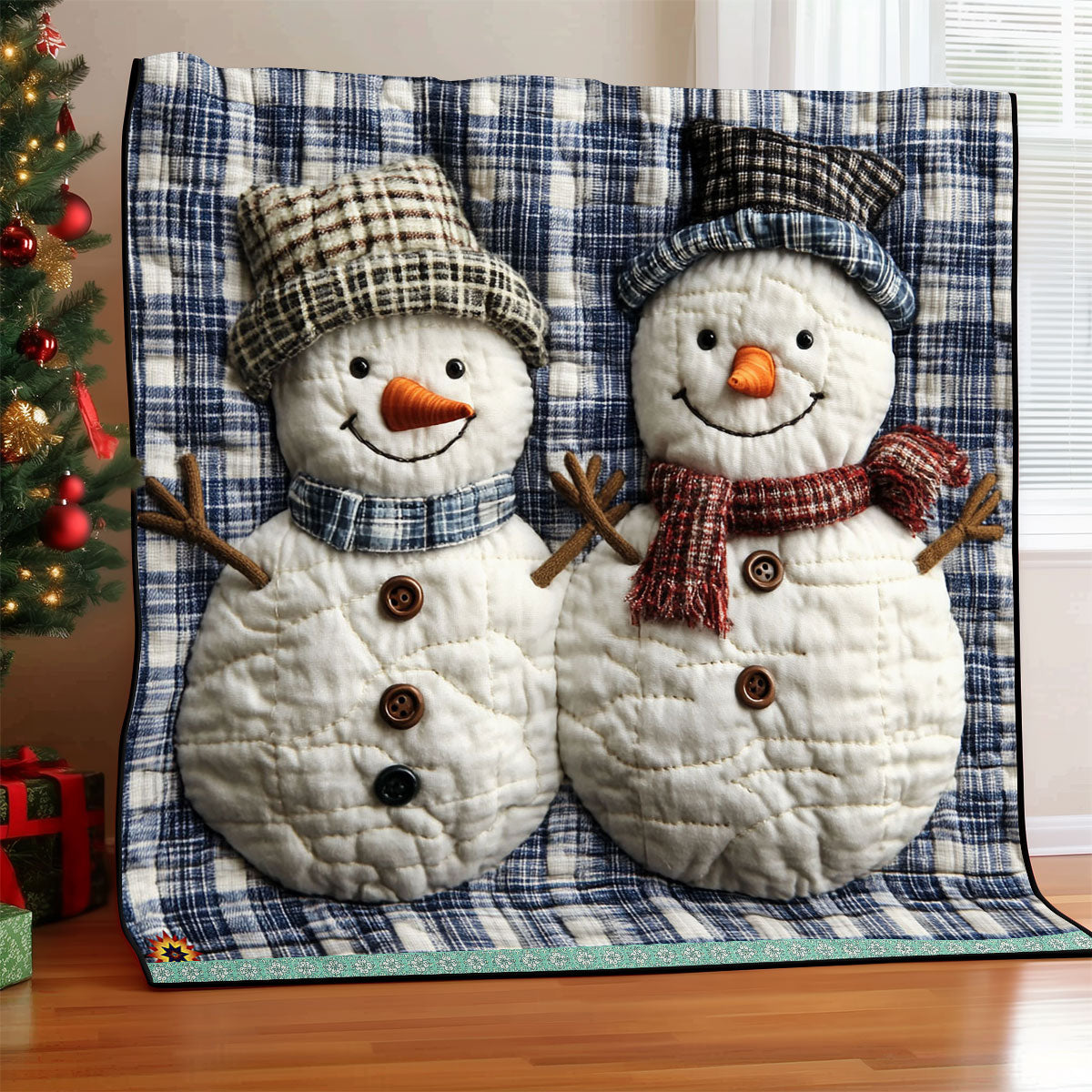 Christmas Snowman WJ2211019CL Quilt
