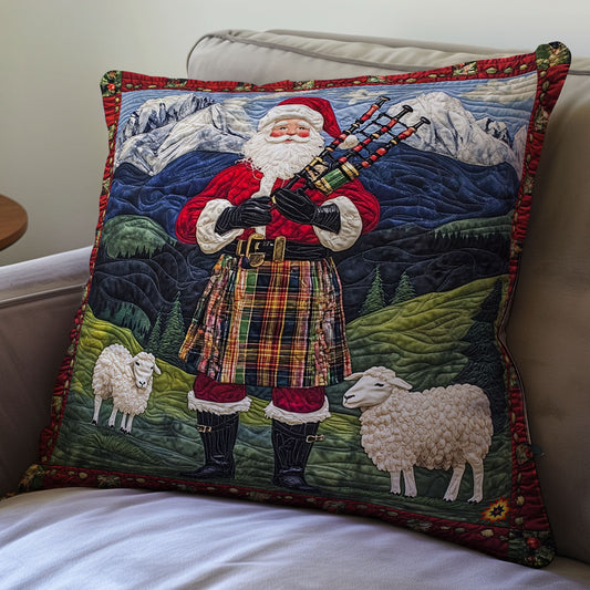 Scottish Santa Claus WY1012016CL Quilt Pillow Case
