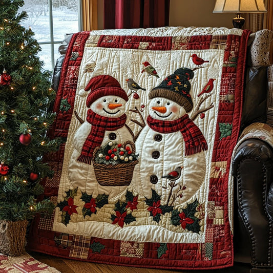 Christmas Snowmen XR0410024CL Quilt