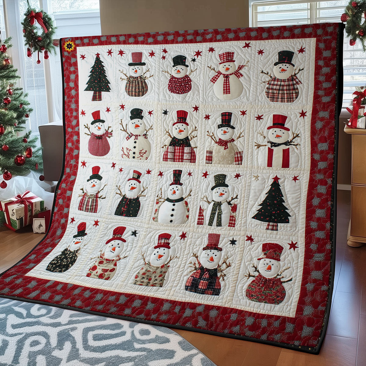 Snowman WY1911056CL Quilt