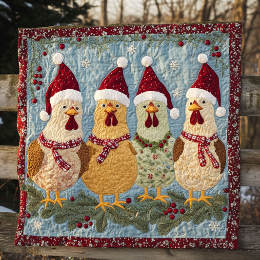 Snowflake Chicken WN0810044CL Quilt
