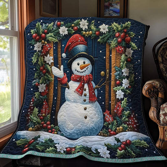 Happy Snowman WX1811024CL Quilt