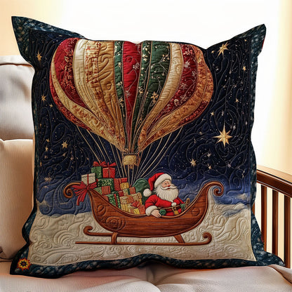 Xmas Hot Air Balloon WY0312115CL Quilt Pillow Case