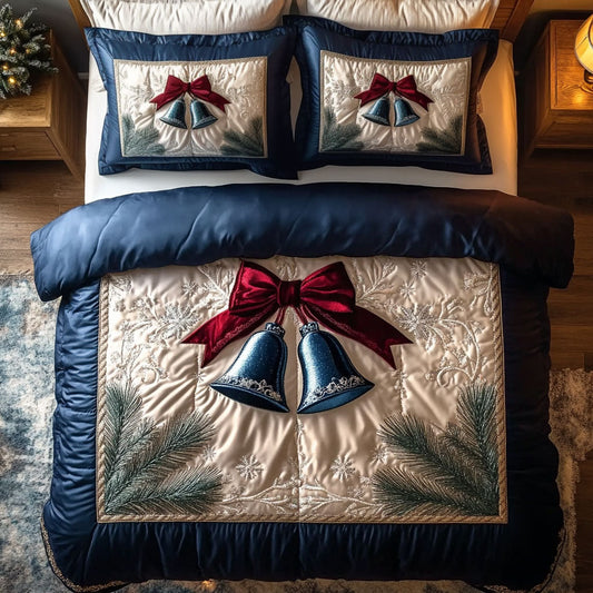 Lovely Christmas Bells WN0309057CL Duvet Cover Set
