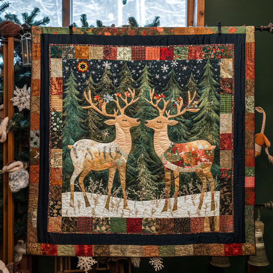 In Love Deer WJ0212020CL Quilt