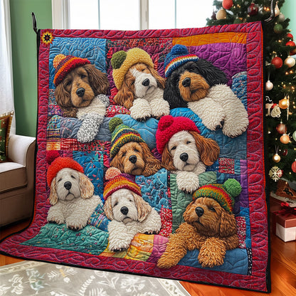 Sleeping Cocker Spaniel WY2111016CL Quilt