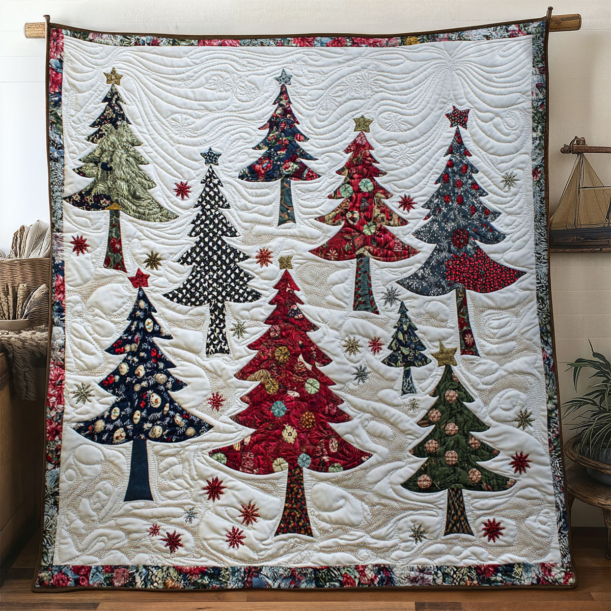 Christmas Tree Waltz WN0707036CL Quilt