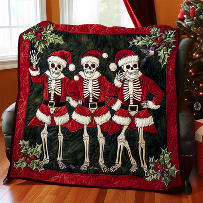 Christmas Skeleton WY0612001CL Quilt