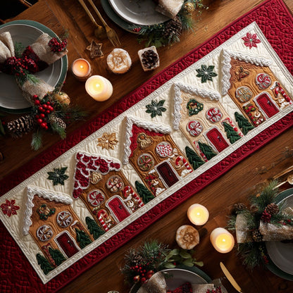 Snow House XR0910025CL Quilted Table Runner