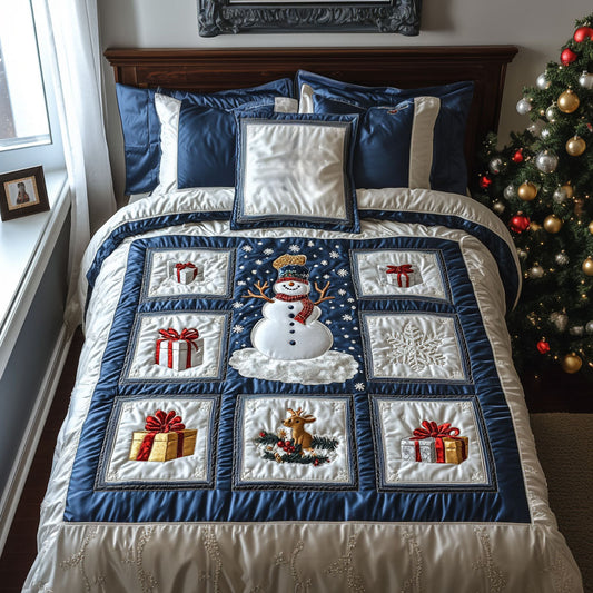 Radiant Glow Snowman WN0309077CL Duvet Cover Set