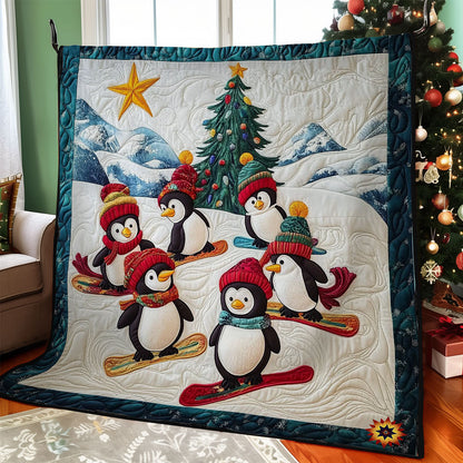 Snowboard Penguin WY0412012CL Quilt