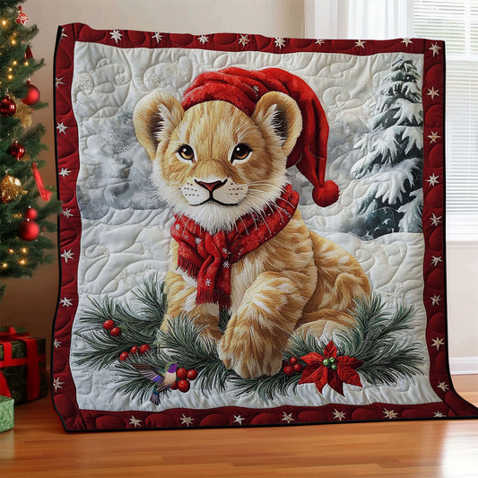 Santa Baby Lion WY0612033CL Quilt