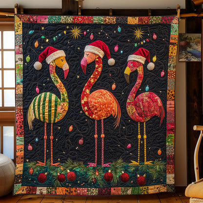 Tropical Flamingo Cheer WN1107079CL Quilt