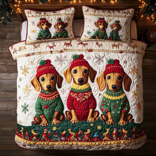 Cozy Danchshund CP2006025CL Duvet Cover Set