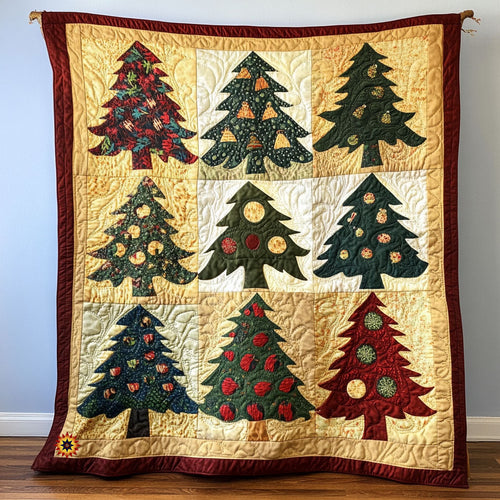 Christmas Tree Colorful WX2311005CL Quilt