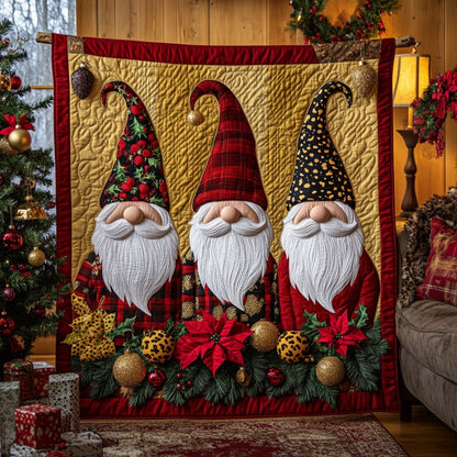 Gnome In Christmas XR0910028CL Quilt