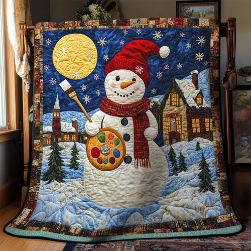 Snowman Paint WX1811046CL Quilt