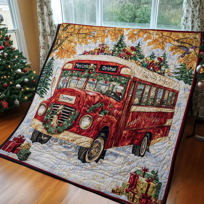 Christmas Bus WY2111046CL Quilt