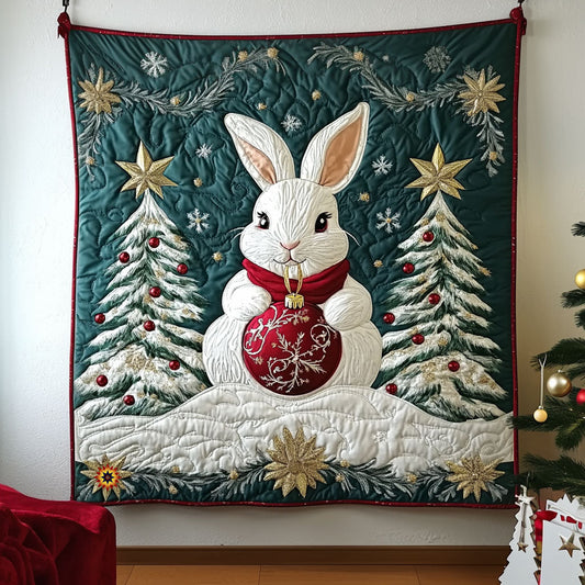 Christmas Rabbit WJ2211015CL Quilt