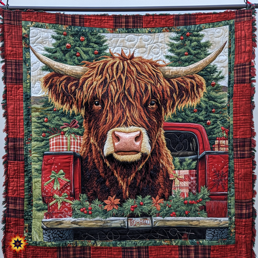 Cow And Truck WU0612004CL Quilt