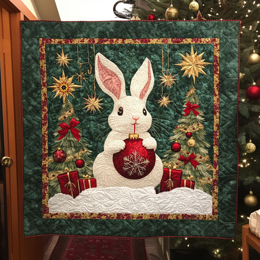 Christmas Rabbit WJ2711009CL Quilt