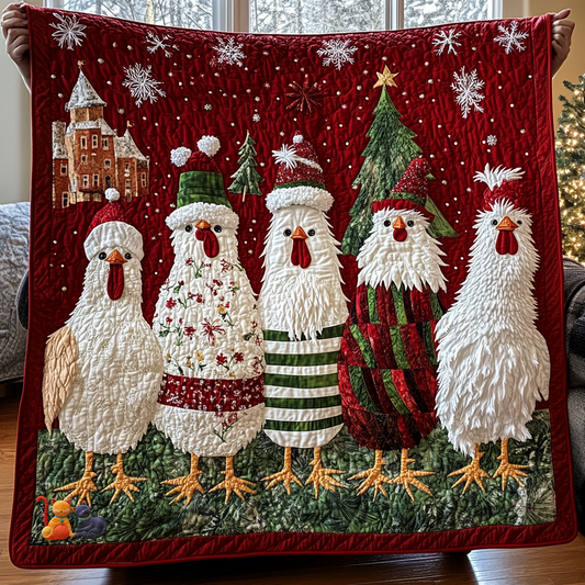 Rooster Winter YR1212009CL Quilt